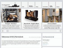 Tablet Screenshot of elmarin.se